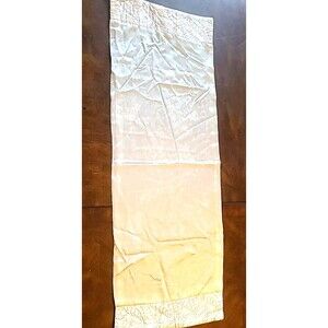 Vintage Handmade White Table Runner Dresser Scarf 13 X 37